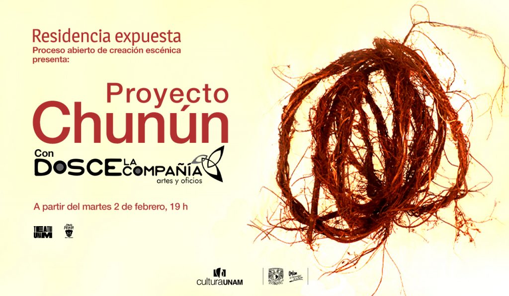Teatro UNAM  Residencia expuesta-Proyecto Chunún
