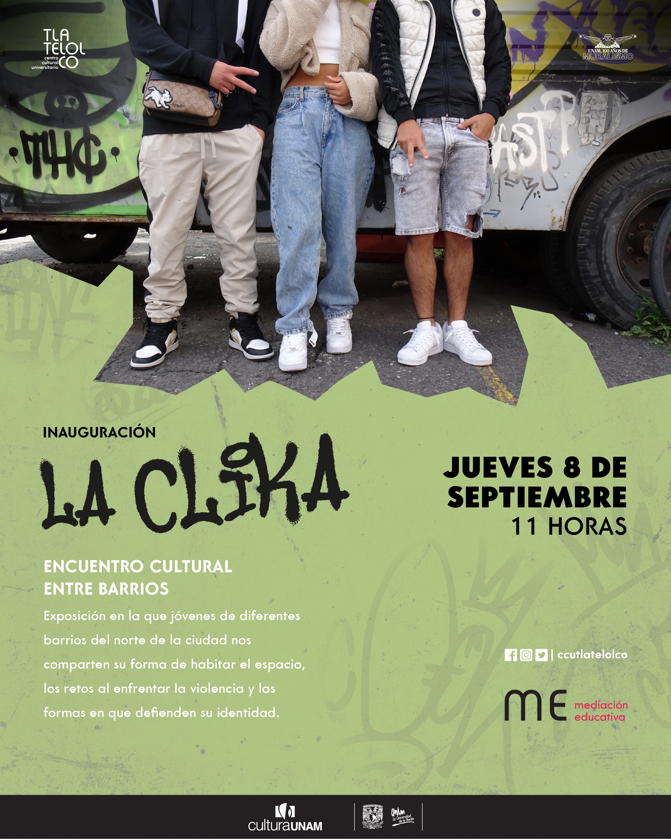 Inauguración La Clika  Encuentro cultural entre barrios