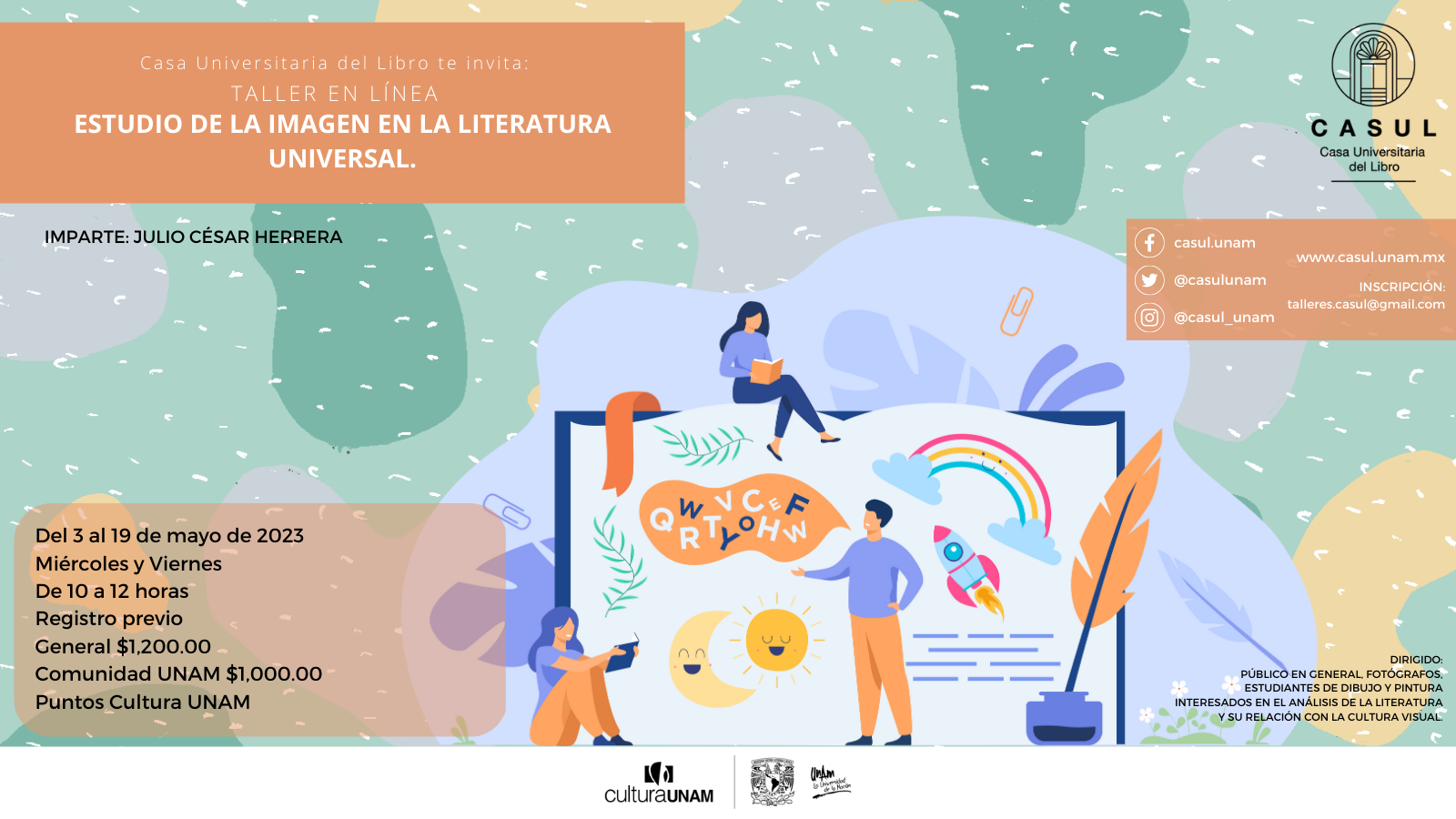  Curso en línea  Estudio de la imagen en la literatura universal