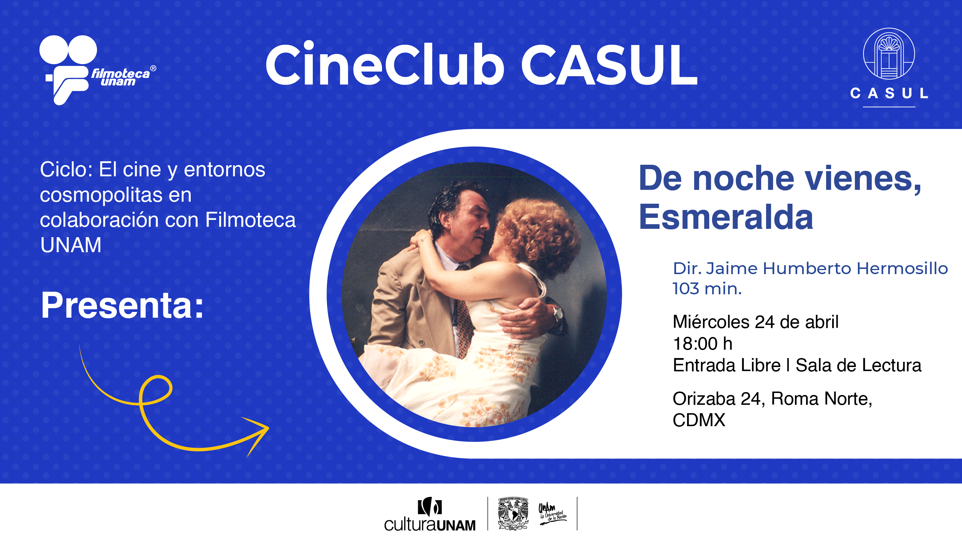 CINECLUB CASUL- De noche vienes, Esmeralda