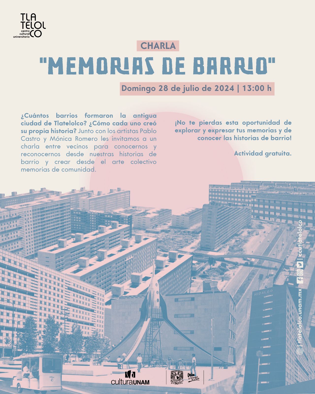 CHARLA  MEMORIAS DE BARRIO 
