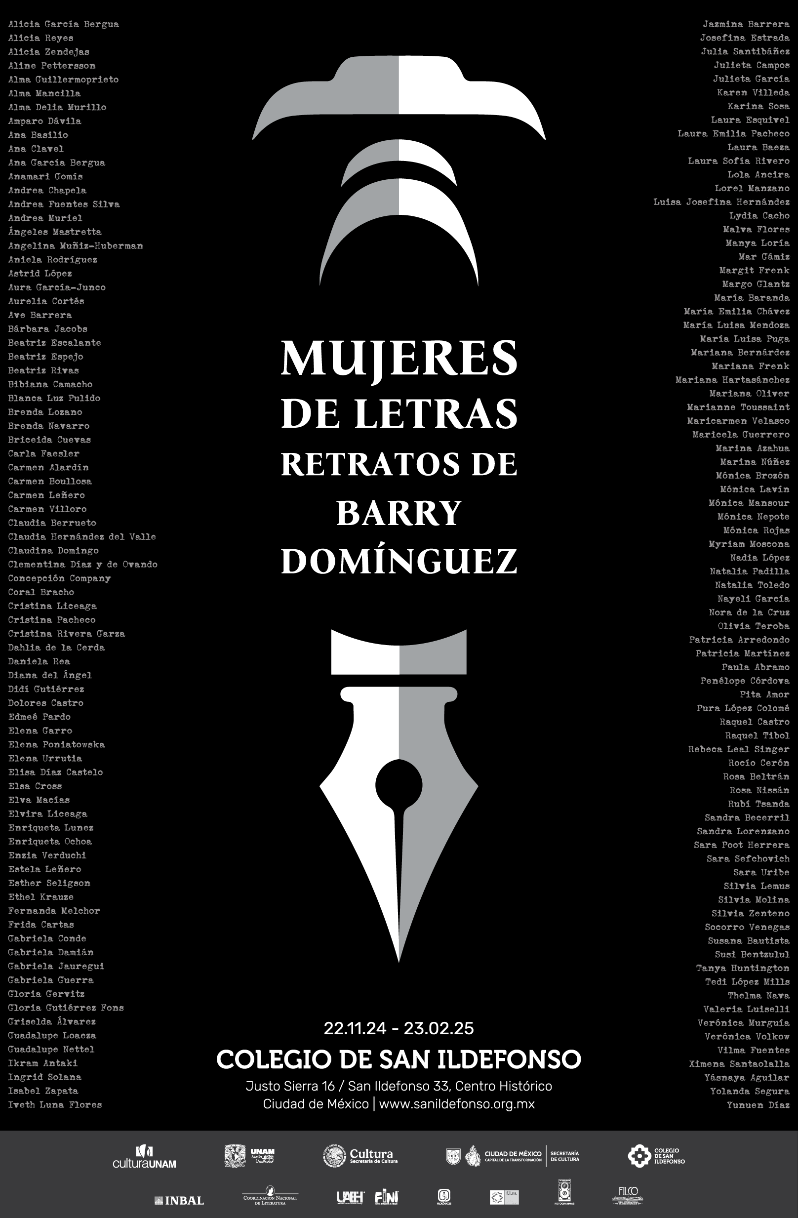 Mujeres de letras  Retratos de Barry Domínguez